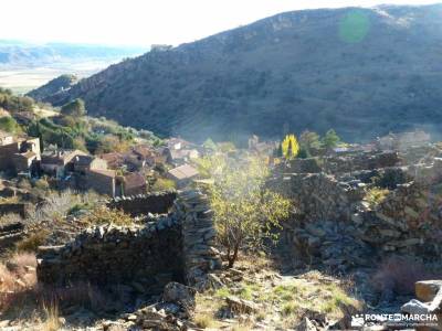 Cancho de la Cabeza-Patones; los galayos hoces del rio duraton ruta transpirenaica agosto vacaciones